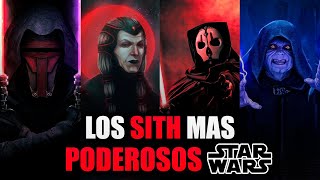 TOP 9 Sith más Poderosos de STAR WARS✨ (Canon y Legends) - Magik Cómics