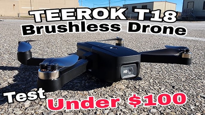 TEEROK T18 Drone Moteur Sans Balais avec Caméra pour Adultes,5GHz