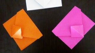 DIY! Как быстро сделать конверт оригами из бумаги без клея! Origami paper envelope without glue! DIY! Как быстро сделать конверт оригами из бумаги без клея! Origami paper envelope without glue!