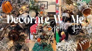 Decorate W/ Me | Sports Christmas Tree | Kids Christmas Decor | Christmas 2025