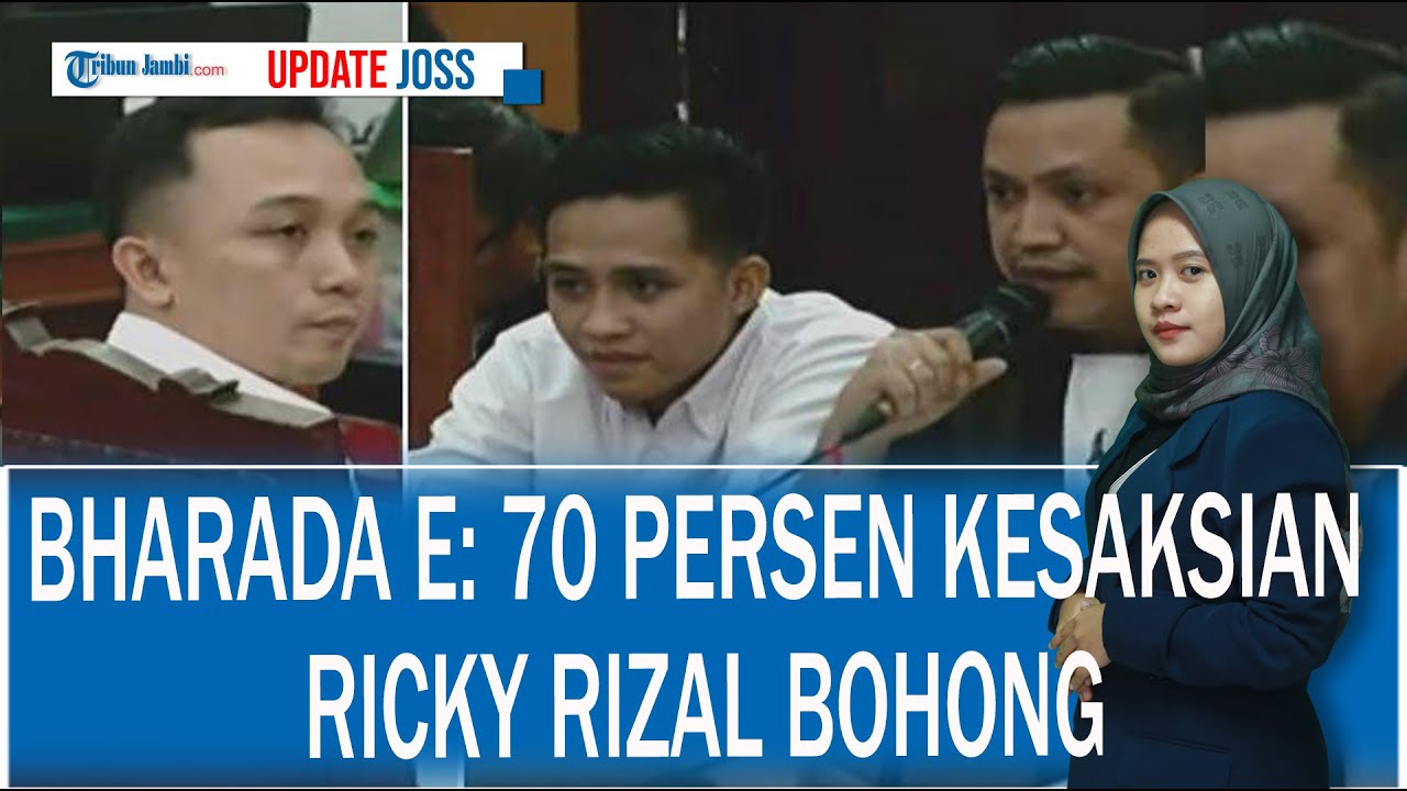 Bharada Richard Eliezer: 70 Persen Kesaksian Ricky Rizal Bohong - YouTube