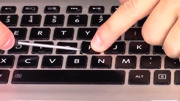 How To Fix Replace Keyboard Key - Toshiba Satellite P55W - Letter Arrow Function Small Size