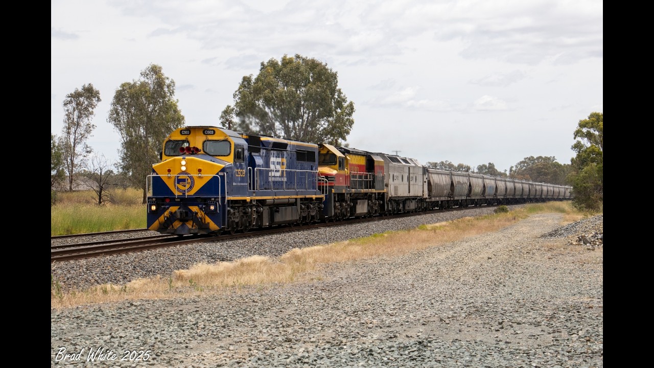 Five freight Sunday on the North-East plus EV120 & Shepparton N Classes- 14/12/25