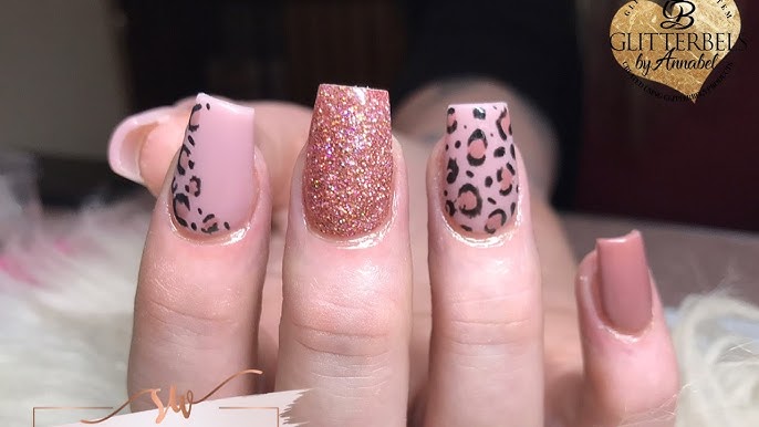 Diva Red Leopard Nail Art Tutorial 