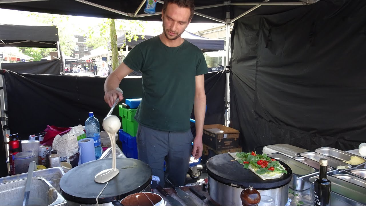 French Street Food Crepes & Galettes: Sweet Nutella Chocolate + Cheesy Savoury Pancakes in London).