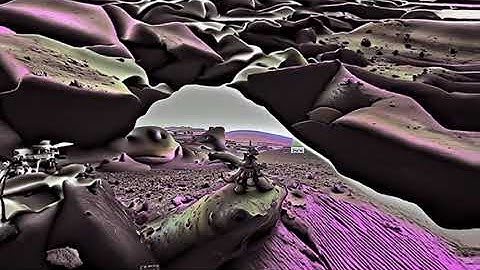 Mars rover or drone animation idea, first attempt - AI generated art