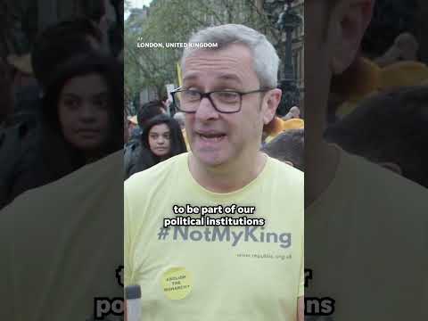 Anti-monarchy protesters arrested outside coronation of King Charles III #Shorts