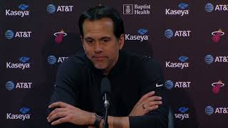 Miami Spoelstra blames 'misunderstanding' for Heat-Pelicans scuffle, says players 'overreacted'