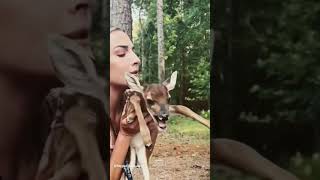 When you mess with a baby deer You find out really fast  🤣🤣 #Comedy #funnyvideo #voiceover