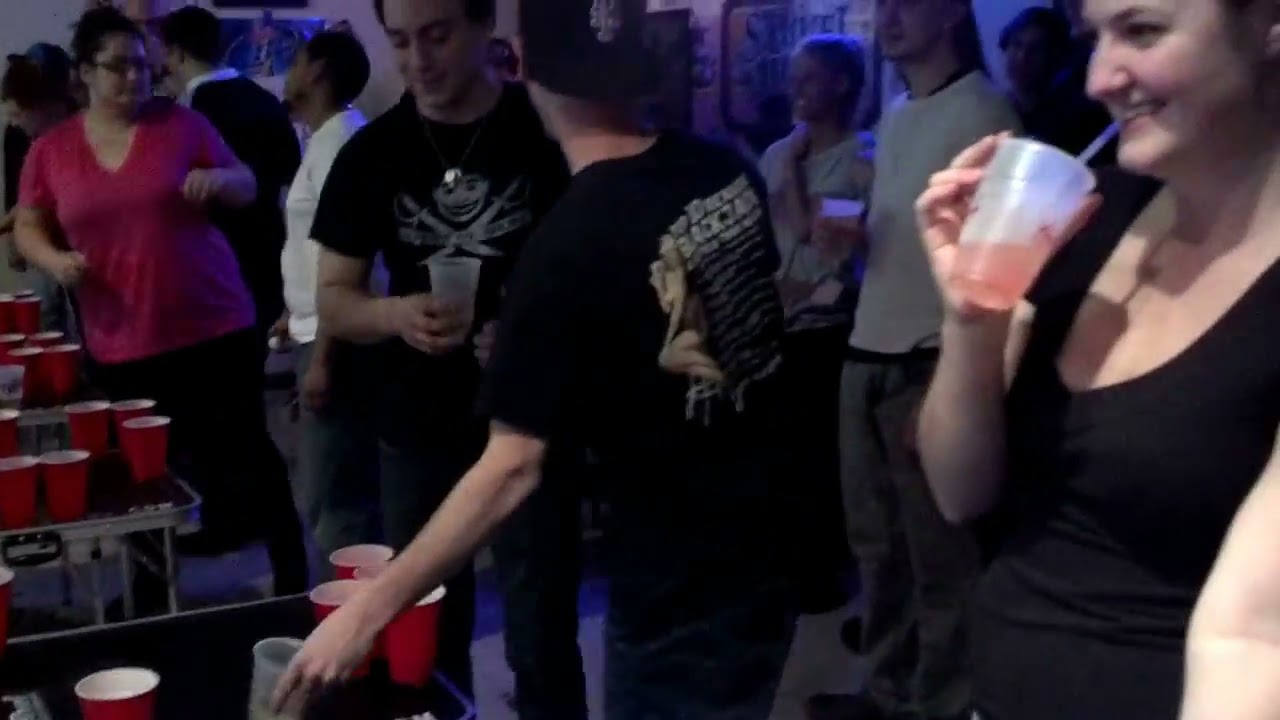 Strip pong video Strip pong video