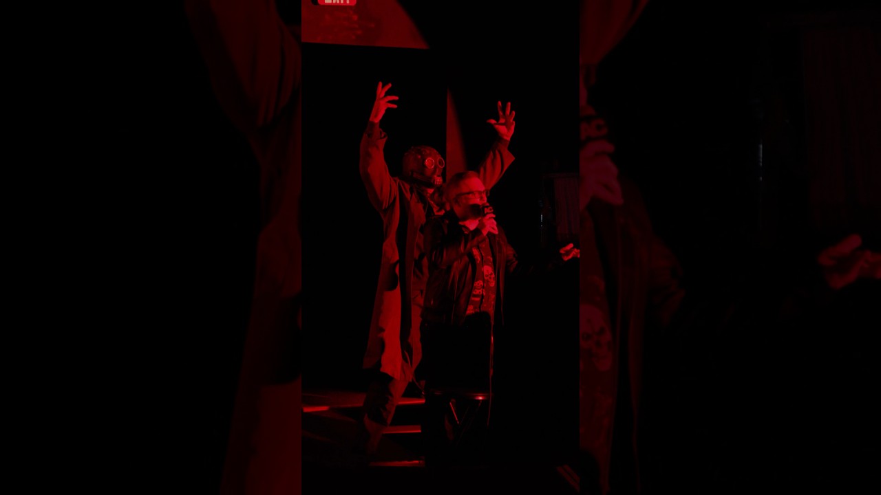 Spotted: PSYCHO KILLER loose at the premiere of his new movie.