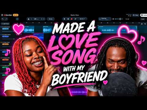 I MADE A LOVE Song w/ My CAMERAMAN BF In BANDLAB🔥