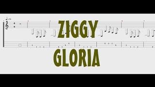 Video thumbnail of "ZIGGY - GLORIA ［Bass Tab］"