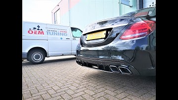 Mercedes-Benz C-Class W205 C63 AMG Look Diffuser | 2014 - 2018 |