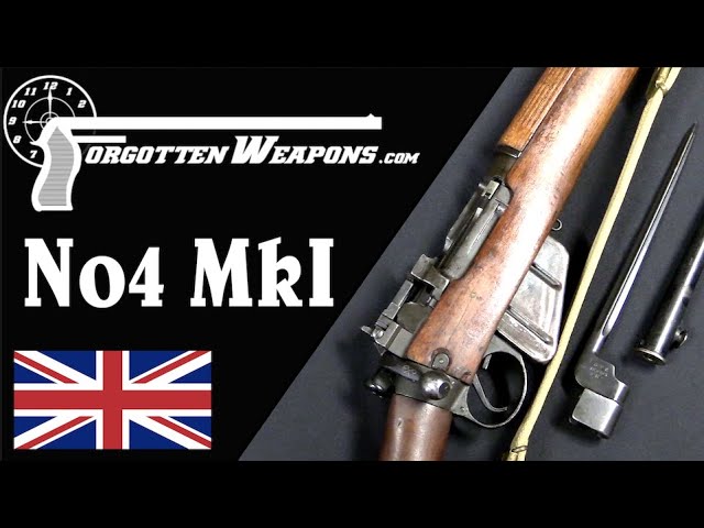 Lee Enfield; No4 Mk1 * Long Branch 1943; .303 British; Bolt; Clip; clip is  a little rusty