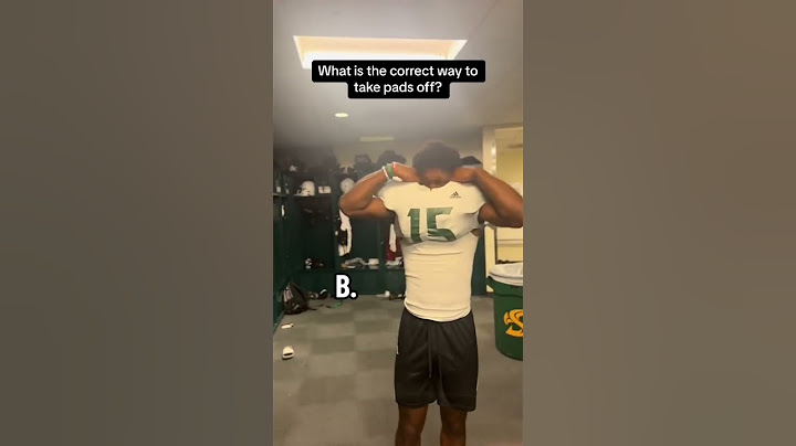 Ways to take off your football pads 🏈👀 #shorts