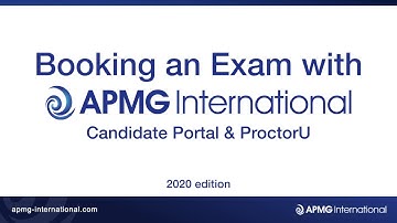 Booking an Online Exam with APMG International - 2020