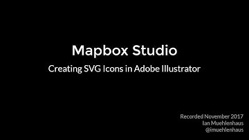 Mapbox Studio: Creating Custom SVG Icons in Adobe Illustrator