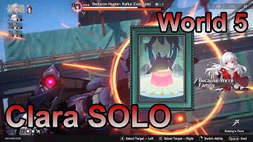 [Ruan Mei Blessed] Clara SOLO vs Kafka (Boss) | World 5 Simulated Universe