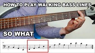 How To Play Walking Bass Lines to Modal Tunes  5 Great Ways to Sound Hip!