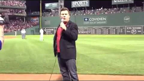 Dane Vannatter God Bless America @ Fenway park