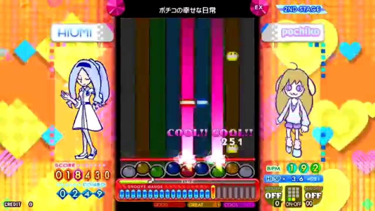 pop'n music] わんわんコア / ポチコの幸せな日常 EX mirror - YouTube