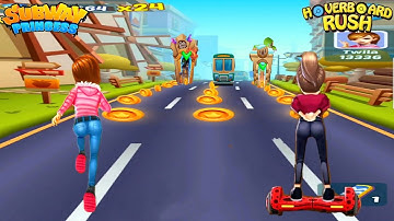 Subway Princess Runner V/S Hoverboard Rush - WHICH GAME IS THE BEST??? Android/iOS Gameplay HD