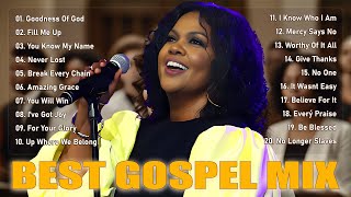 GOODNESS OF GOD - 50 All Time Best Gospel Songs With Lyrics - CeCe Winans, Tasha Cobbs, Jekalyn Carr