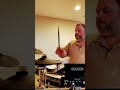 Just a little more drummin’ before I hit the road!