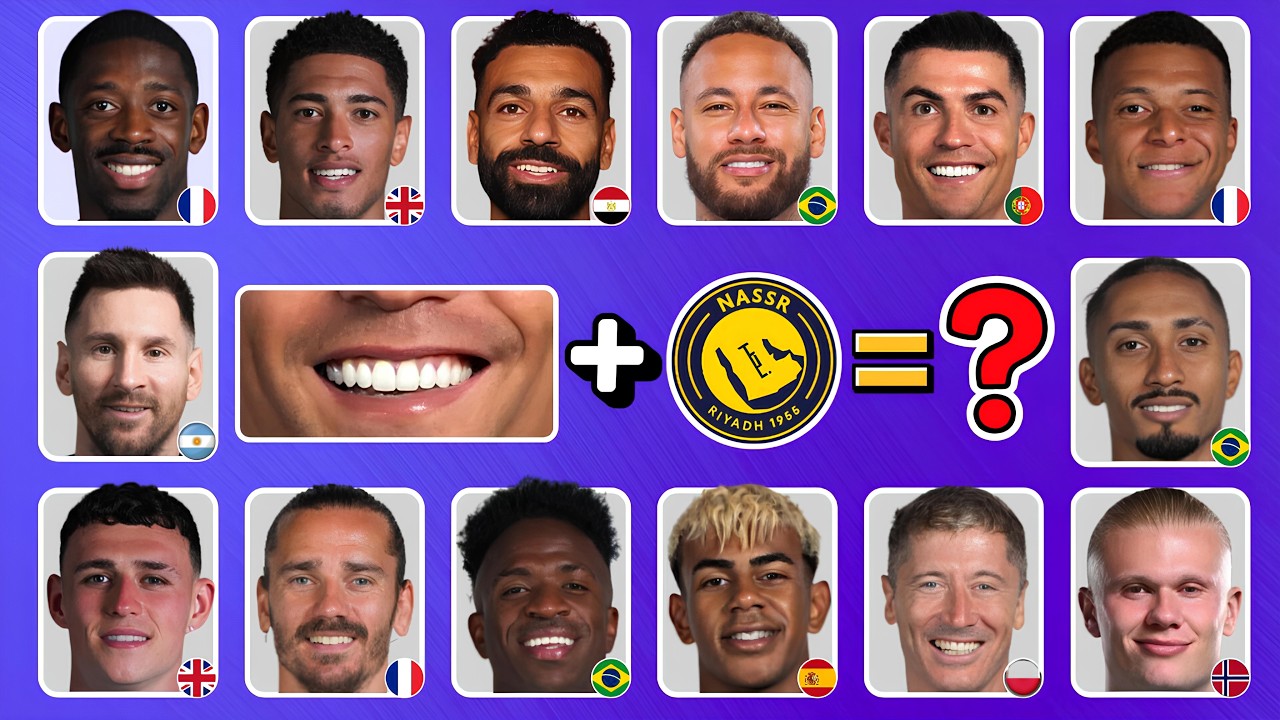 خمن اللاعب من خلال الأغنية + الفم + النادي + الجنسية ⚽💯|| رونالدو , ميسي , نيمار