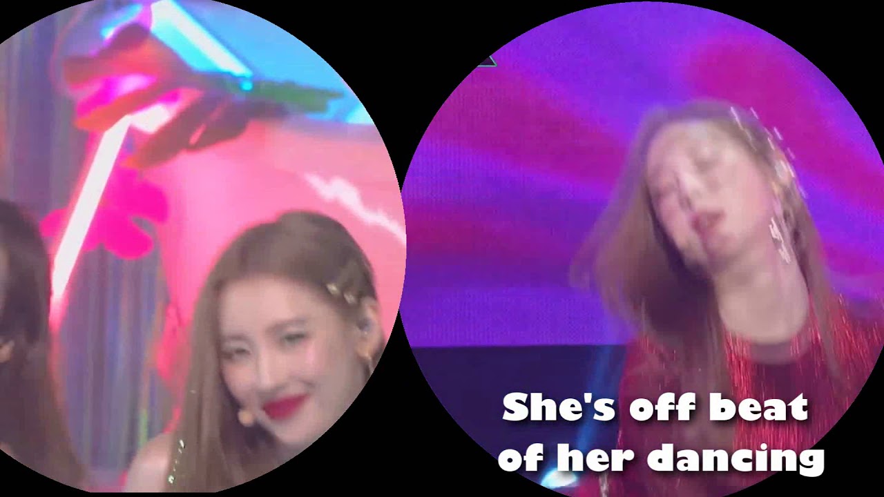 Sunmi's Siren Pre-Record Performance before collapsing (Compare to previous stage)
