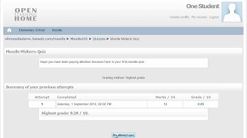 add quiz in moodle 1.9, part 2 of 2