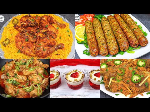 Complete Dawat Menu For EID By Cooking With Passion, Traditioan Recipes, Seekh Kabab, Steam Roast