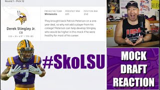 Reaction to Pete Prisco's 2022 NFL Mock Draft 1.0: Geaux Vikings