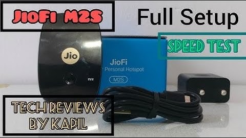 JioFi M2S | Unboxing | Full Setup Video | Speed Test #techreview #unboxing #jiofi