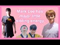 mark lee radiating little sibling energy for 9 minutes