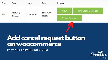 How To Add Cancel Order Button on Woocommerce | Wordpress | The Creative Lazy