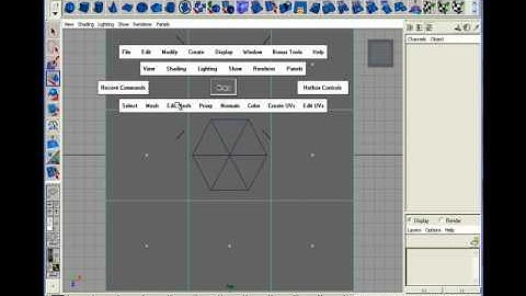Maya tutorial pt 1 combine / join polygons