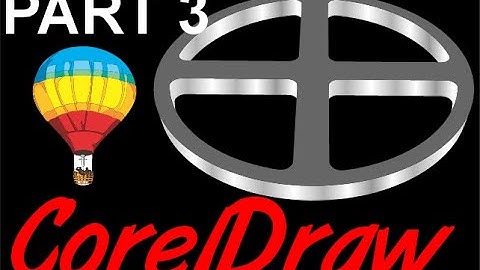 Corel Draw Tips & Tricks 3D Looking Metal letter PART 3