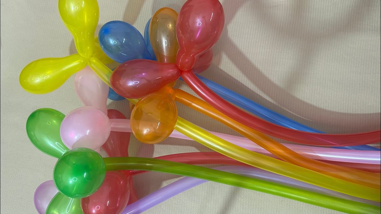 So Satisfying! Balloon Art Tying & Popping Sounds
