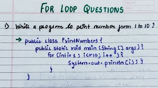 for loop basic question for practice(Hindi) | full explanation of the loop working | lec-31