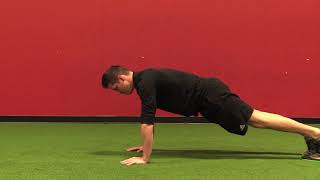 Push Up Position Hip Flexion
