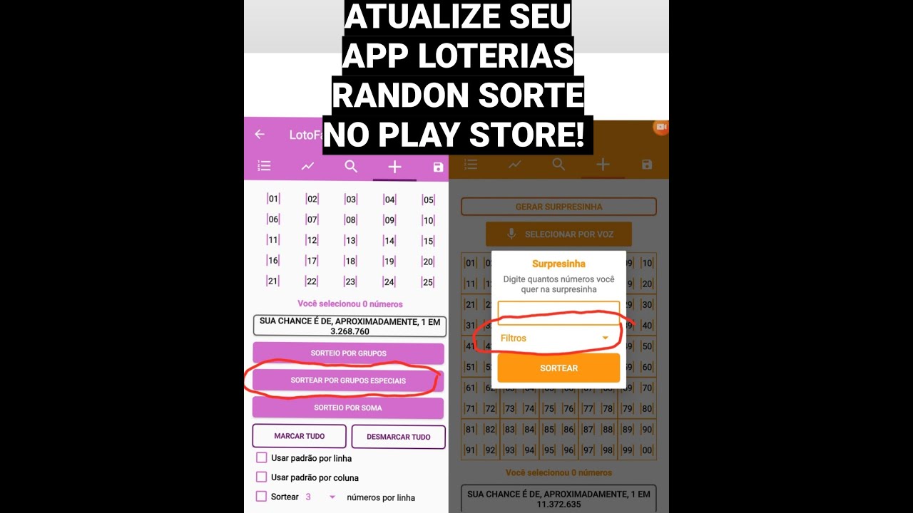 Qual o melhor aplicativo para jogar loterias?