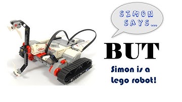 Simon Says on Scratch BUT Simon is a Lego Mindstorms Ev3 Robot!