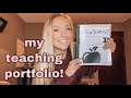 MY TEACHING PORTFOLIO | all the deets