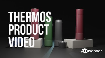Thermos Flask Product video | Blender 3D
