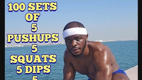 HOW I LOST 35KG DOING 100 SETS OF 5 PUSHUPS, SQUATS, DIPS, AND JUMPING JACKS