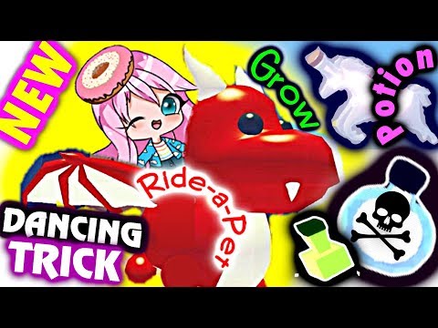 New Magical Potion Dancing Unicorn Tricks Ride A Pet Dragon Adopt Me Roblox Youtube - rainbow clipart colorful roblox admin gamepass free
