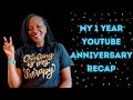 1 YEAR YOUTUBE ANNIVERSARY: 10 THINGS I'VE LEARNED
