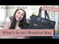 WHAT'S IN MY HOSPITAL BAG & HOSPITAL BAG ESSENTIALS! | ELECTIVE C-SECTION | ALICIA LOWNDES